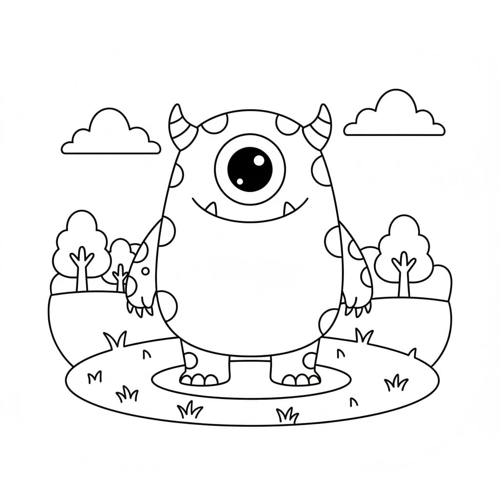 ζωγραφική Τέρας αστείο