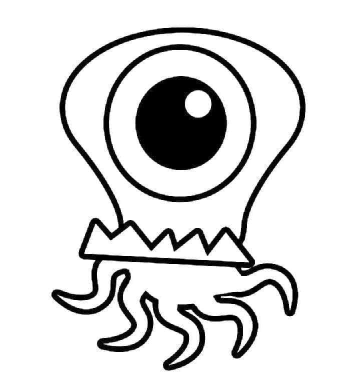 ζωγραφική Τέρας καλαμαριού