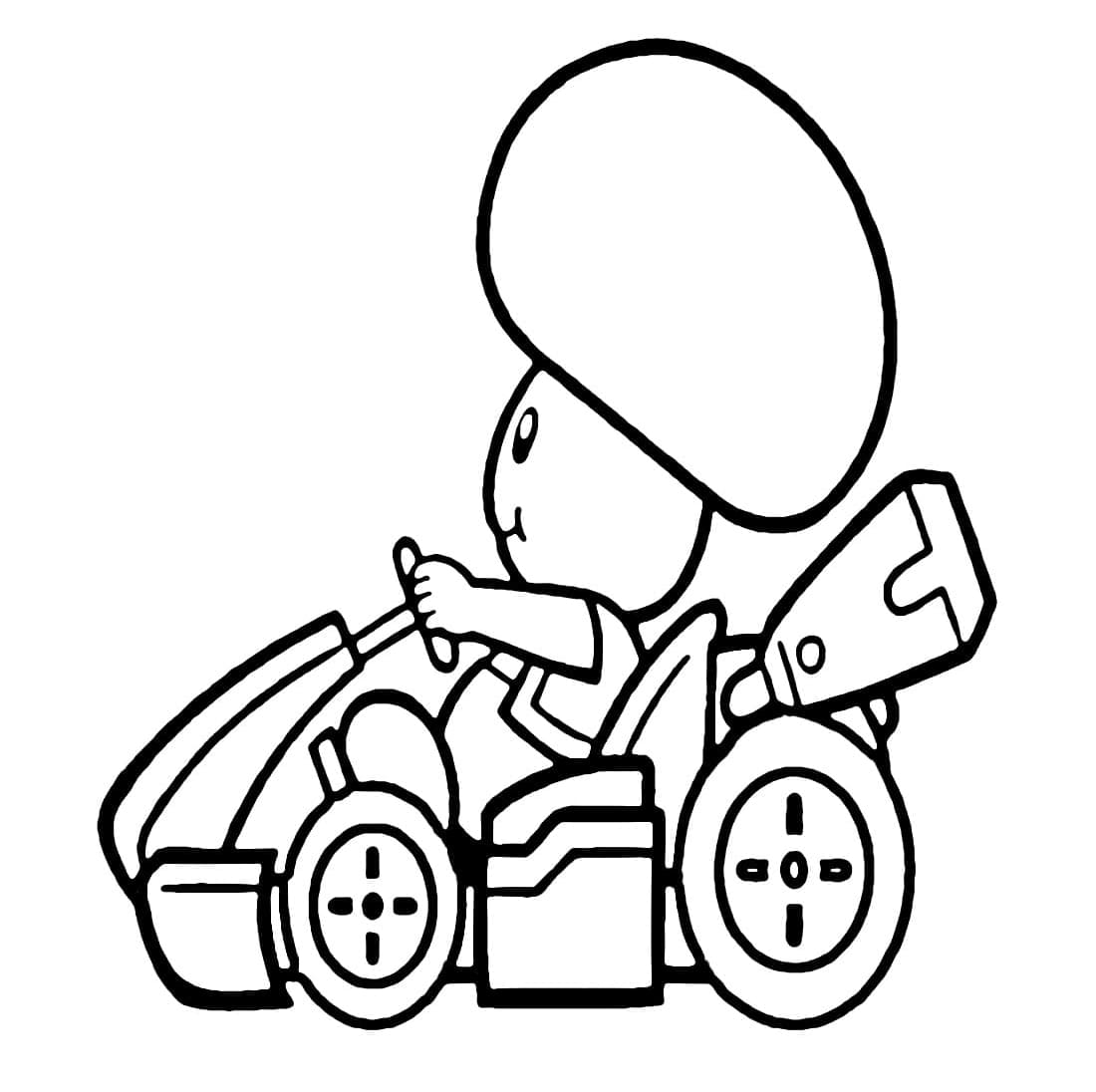 ζωγραφική Βάτραχος Μάριο Καρτ