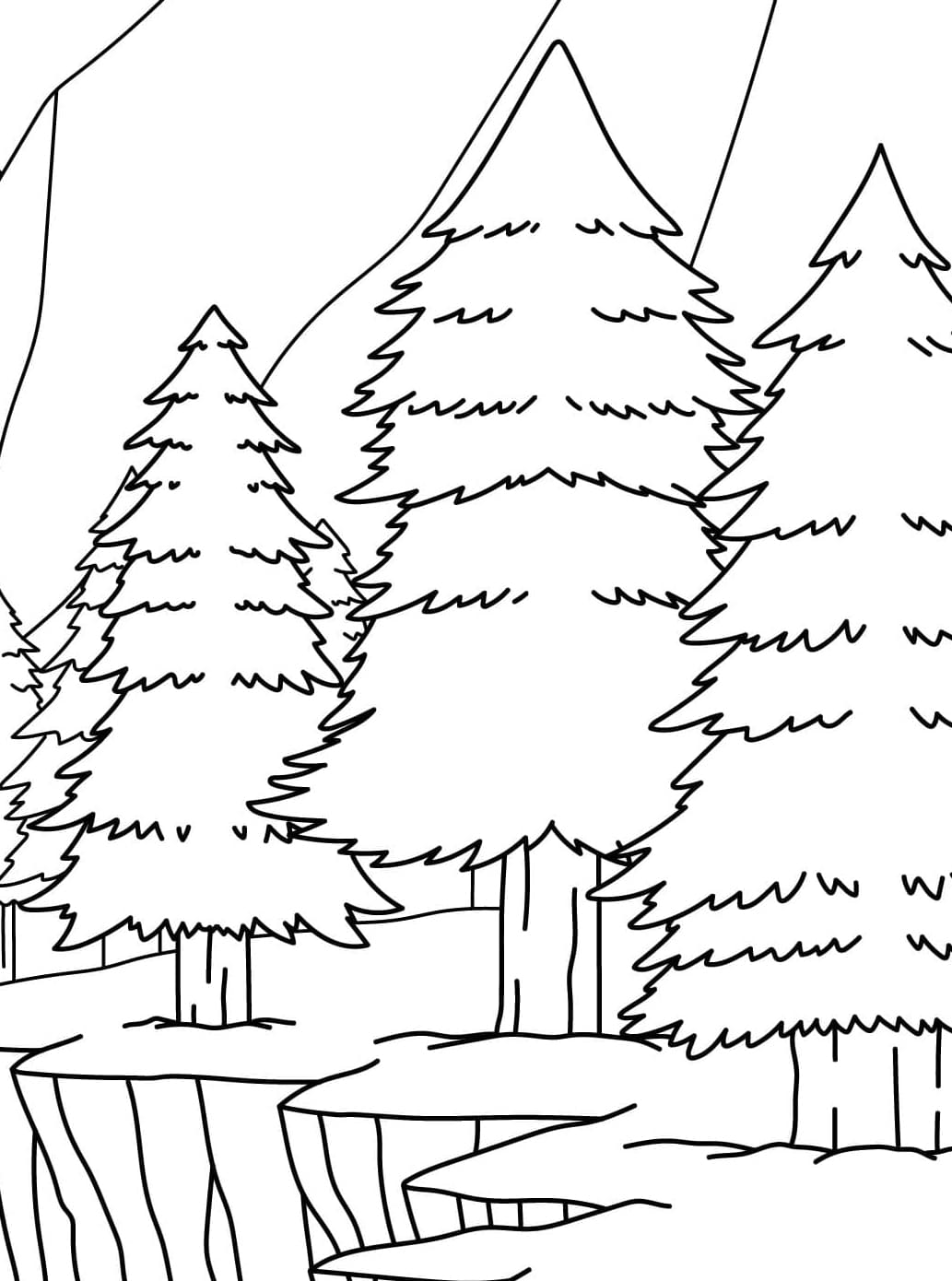 ζωγραφική Απλό Δέντρο