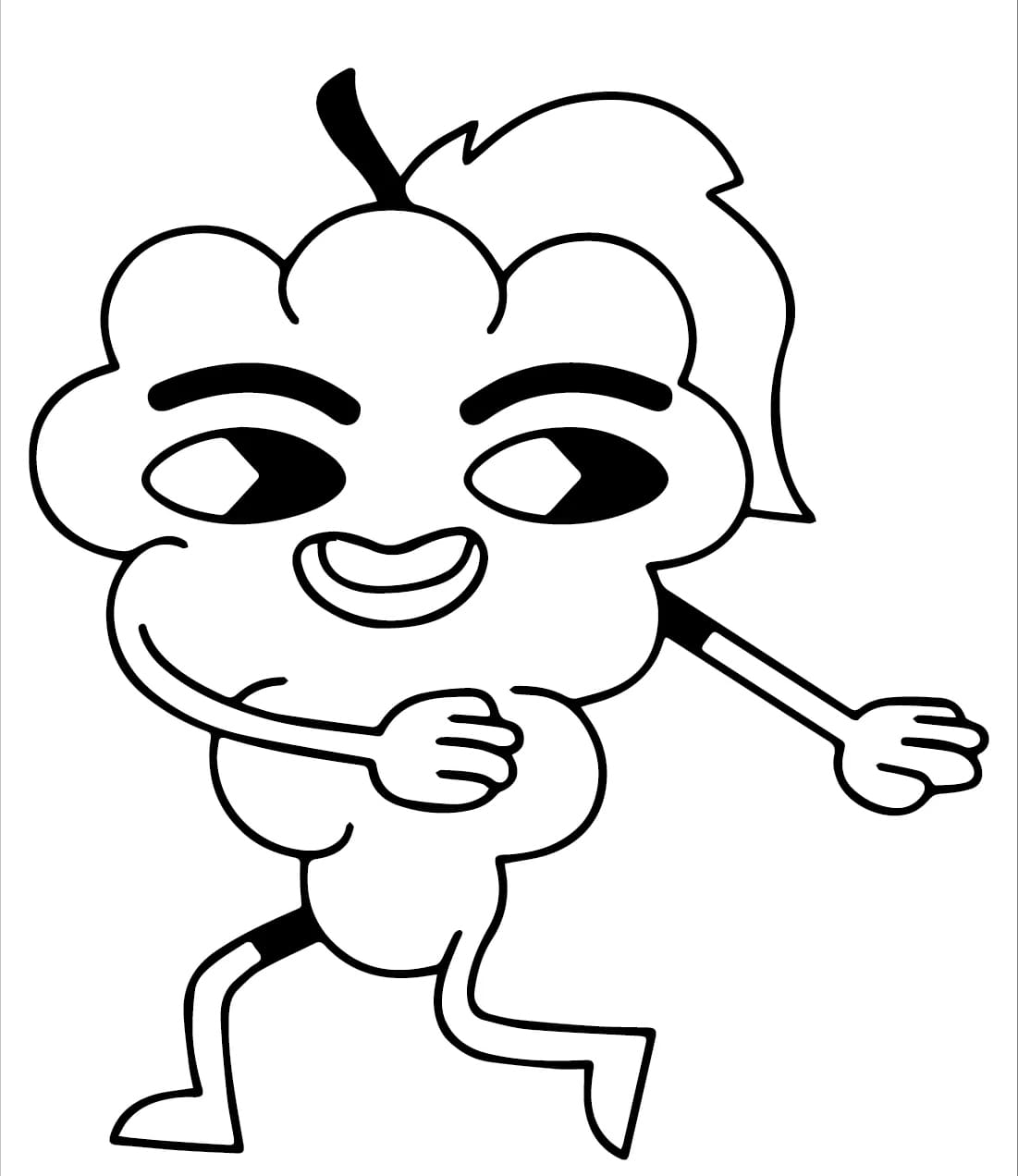 ζωγραφική Αστεία σταφύλια