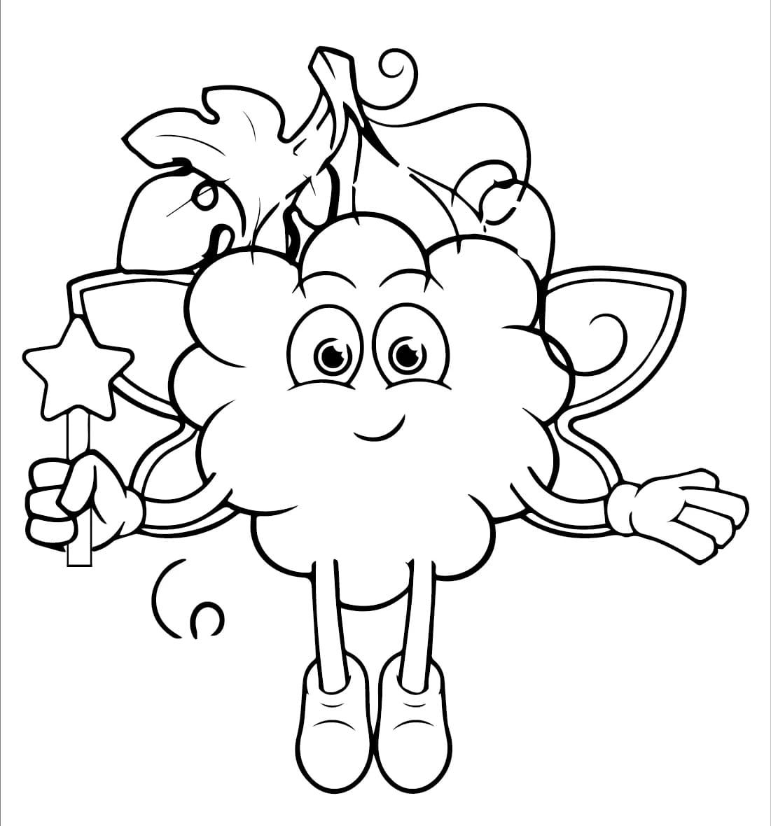 ζωγραφική Χαριτωμένα σταφύλια