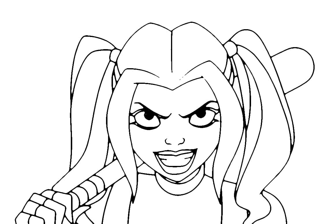 ζωγραφική Χάρλεϊ Κουίν Δωρεάν Εκτυπώσιμο