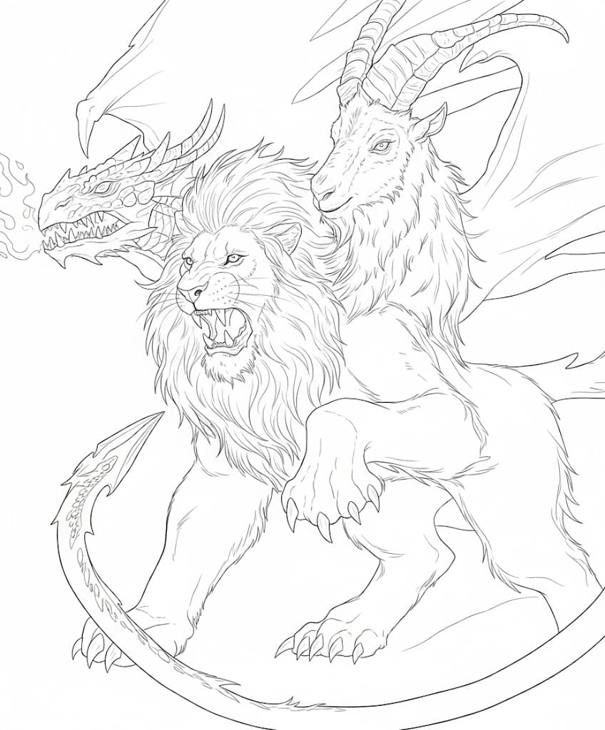 ζωγραφική Χίμαιρα ομορφιά