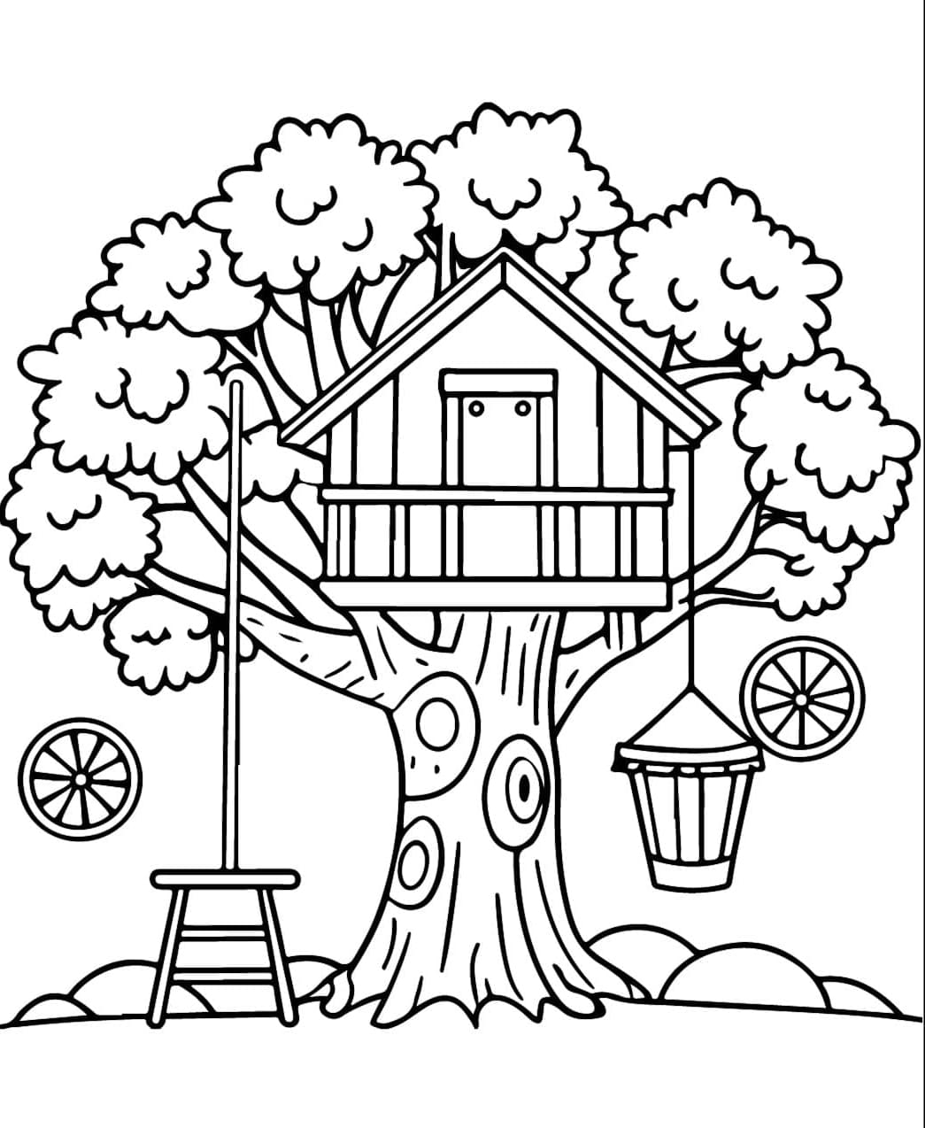 ζωγραφική Δημιουργικό Δέντρο για Παιδιά