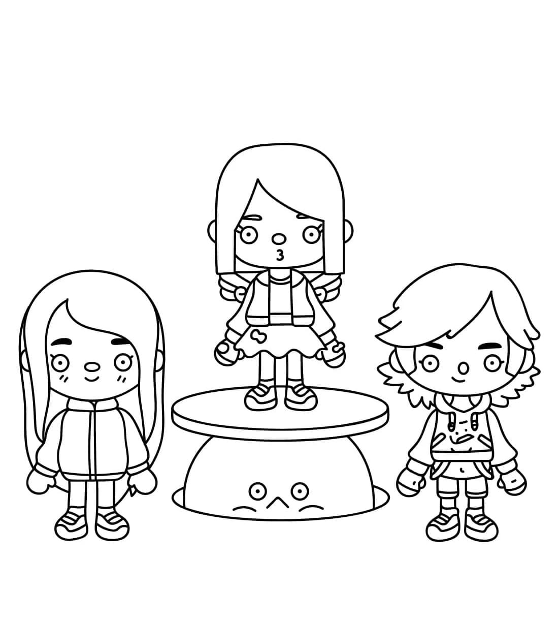 ζωγραφική Δωρεάν Εκτύπωση Toca Boca