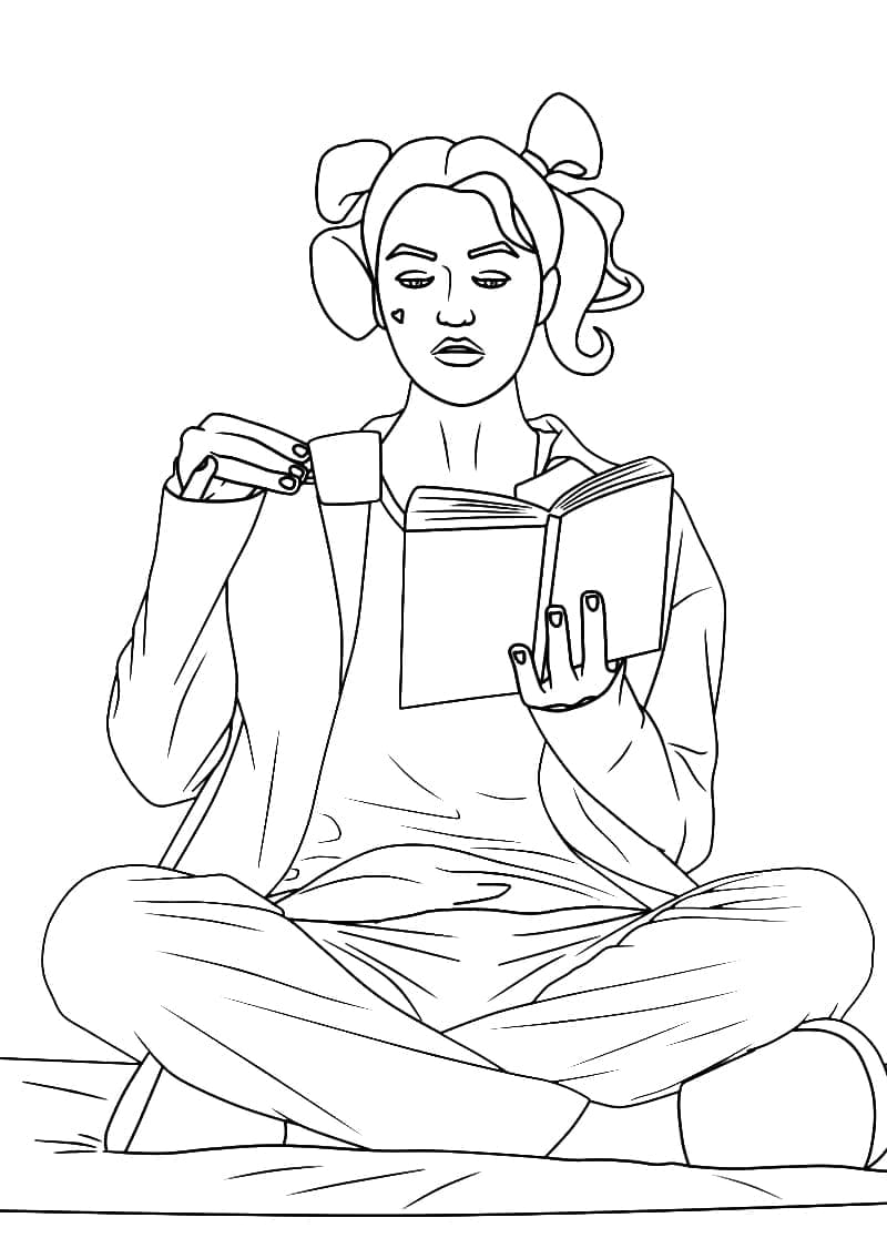 ζωγραφική Δωρεάν εκτυπώσιμη Χάρλεϊ Κουίν