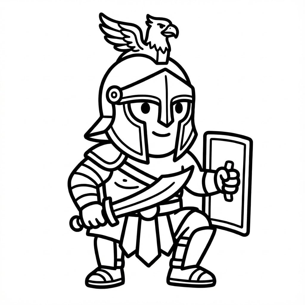 ζωγραφική Δωρεάν σχέδιο μονομάχου