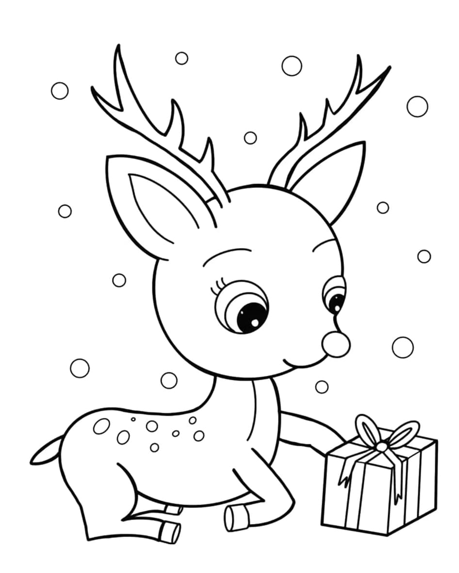 ζωγραφική Εύκολο Ρούντολφ