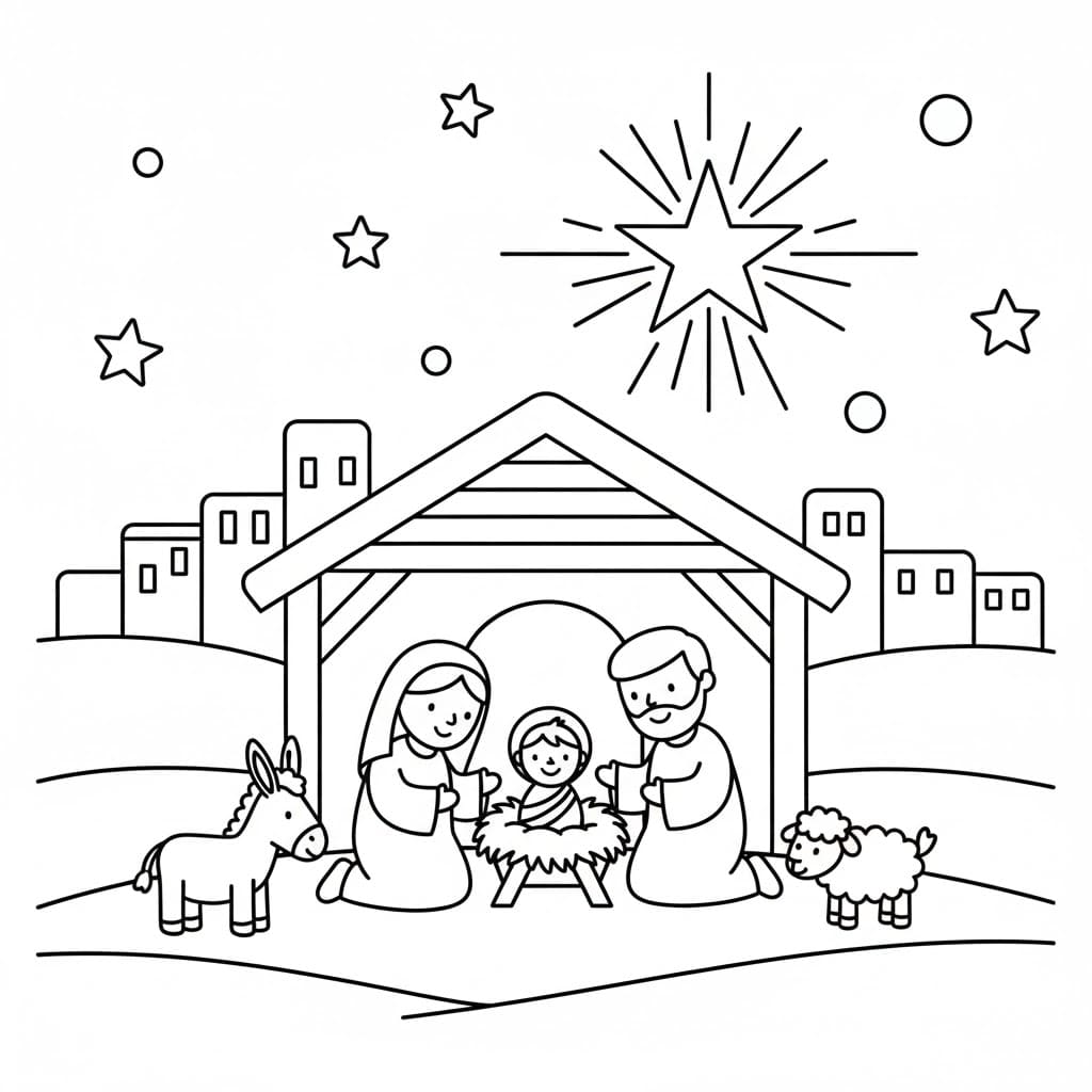 ζωγραφική εκτύπωση Βηθλεέμ