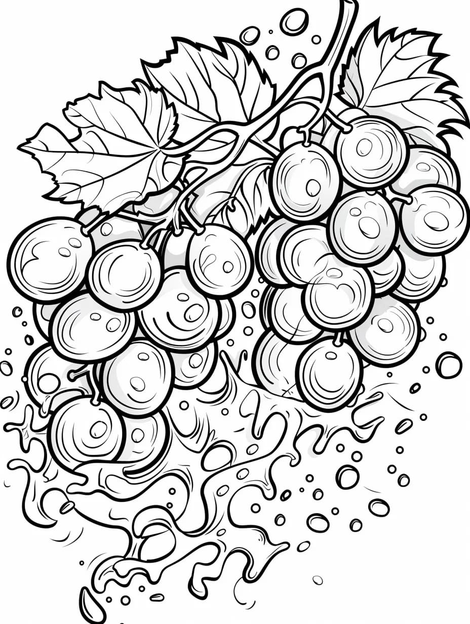 ζωγραφική Εκτυπώσιμα σταφύλια