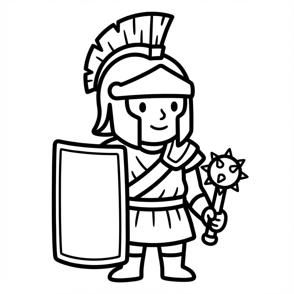 ζωγραφική Εκτυπώσιμος μονομάχος