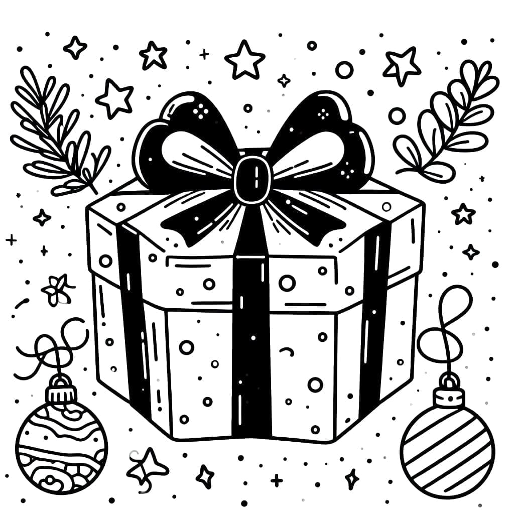 ζωγραφική Ένα καλό χριστουγεννιάτικο δώρο