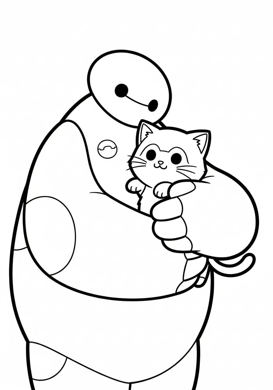 ζωγραφική Γάτα αγκαλιάς Μπέιμαξ