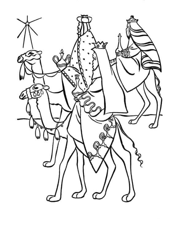 ζωγραφική Γιορτή του Τρεις Μάγοι