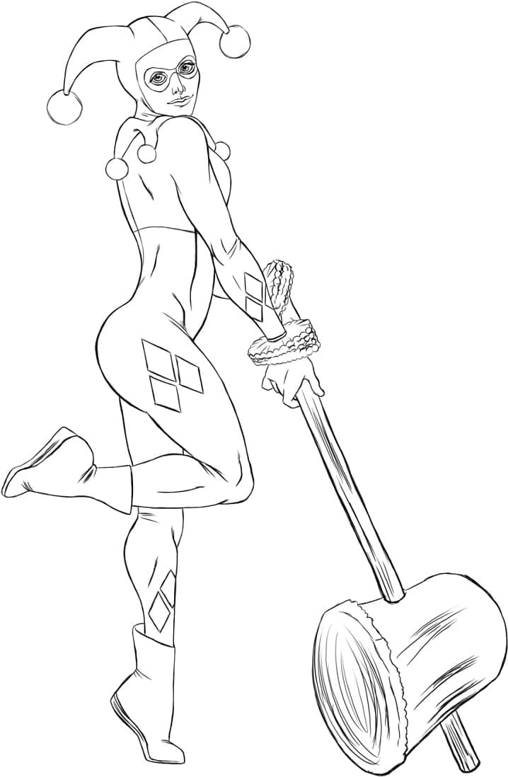 ζωγραφική Η κακιά Χάρλεϊ Κουίν