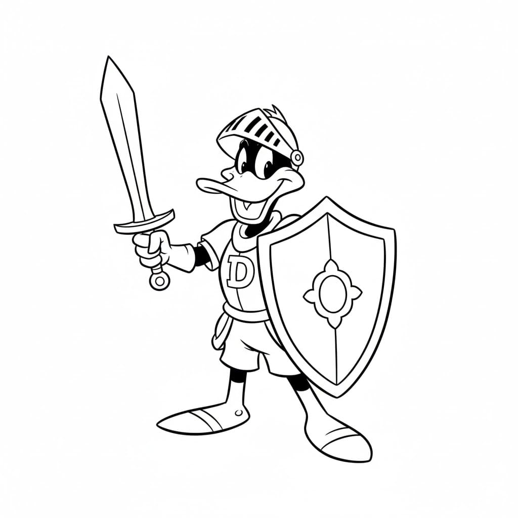 ζωγραφική Ιππότης Ντάφι Ντακ