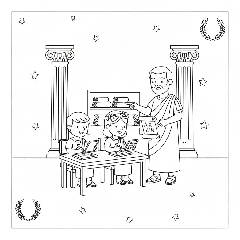 ζωγραφική Μονομάχος δωρεάν εκτυπώσιμο