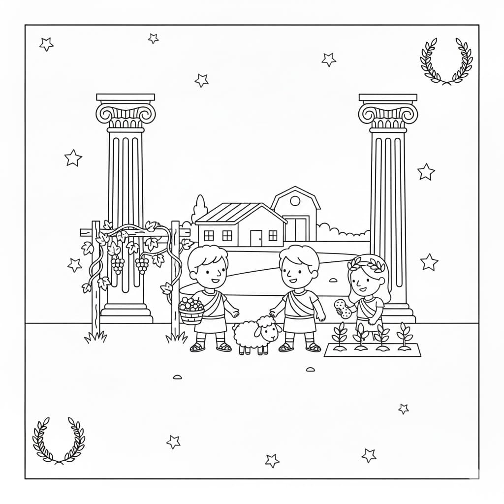 ζωγραφική Μονομάχος εκτυπώσιμο δωρεάν