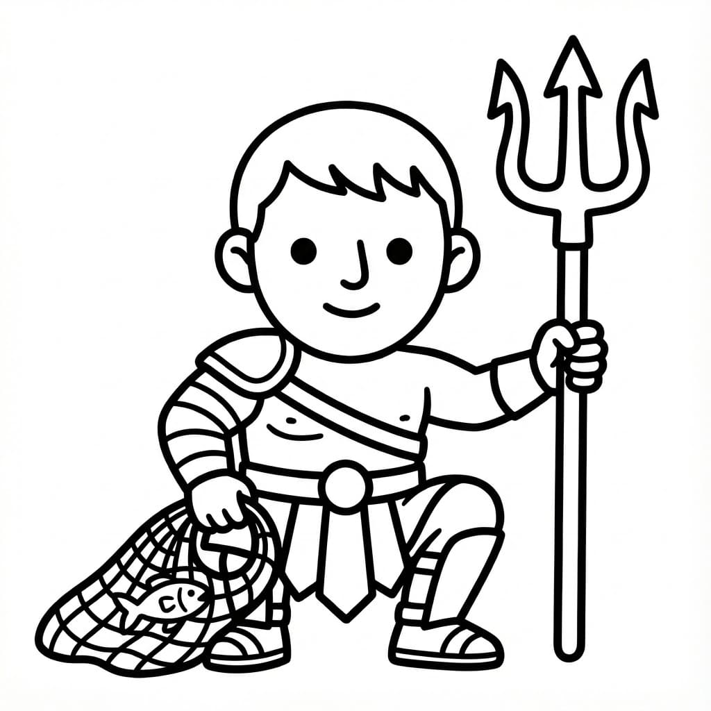 ζωγραφική Μονομάχος για παιδιά