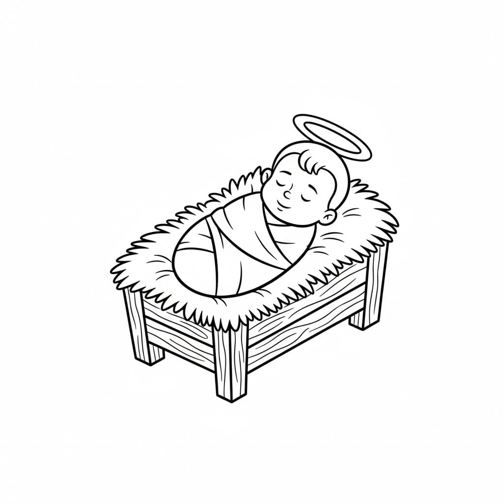 ζωγραφική Μωρό Ιησού μικρό