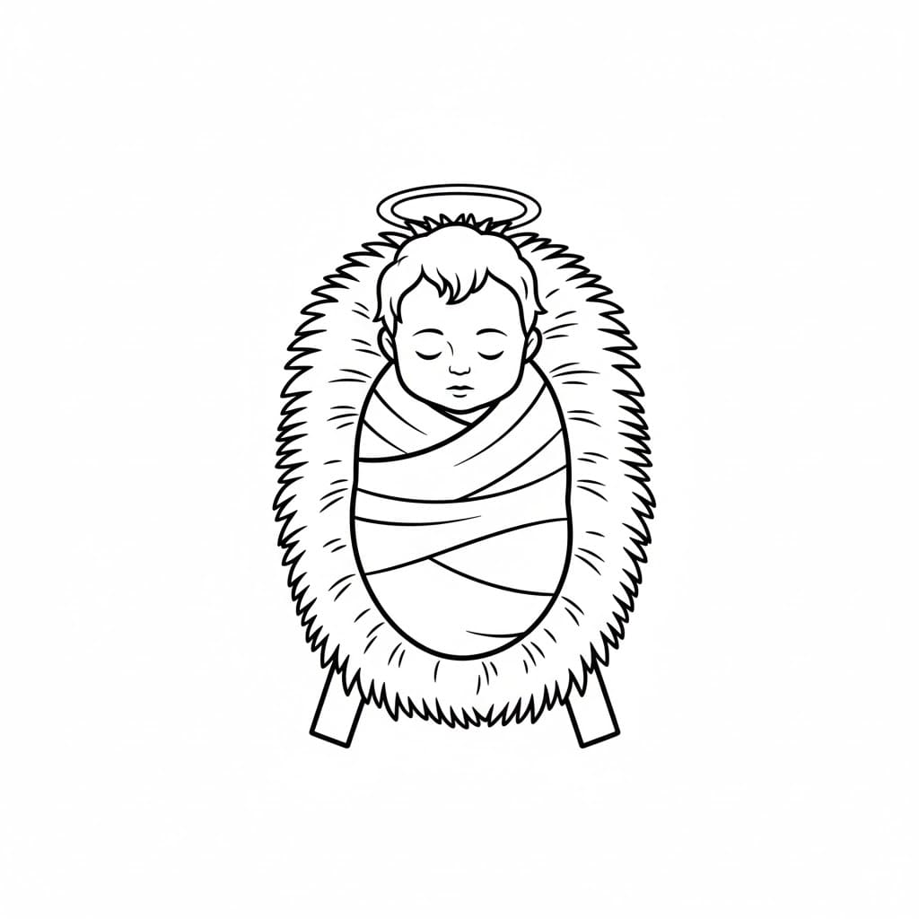 ζωγραφική Μωρό Ιησού, ωραίος