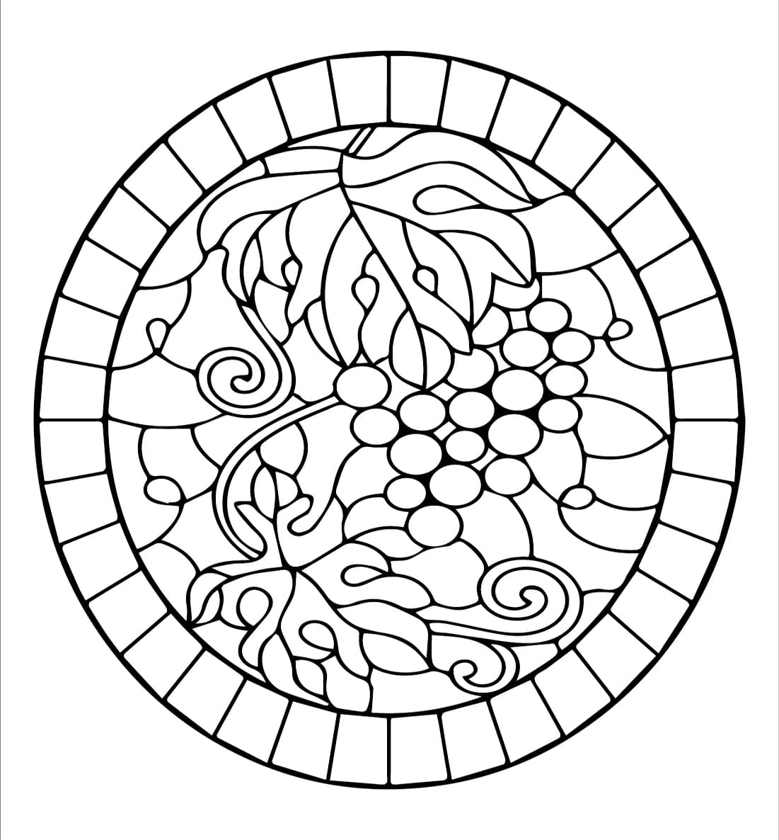 ζωγραφική Μοτίβο σταφυλιού