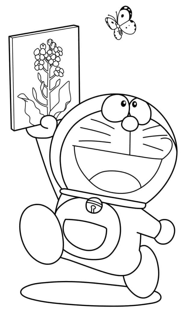 ζωγραφική Ντοραεμόν και Μπάτερφλαου