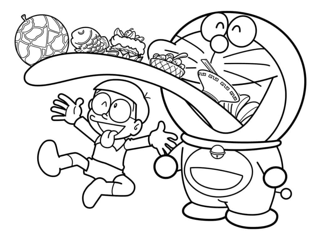 ζωγραφική Ντόραεμον και Τρόφιμα