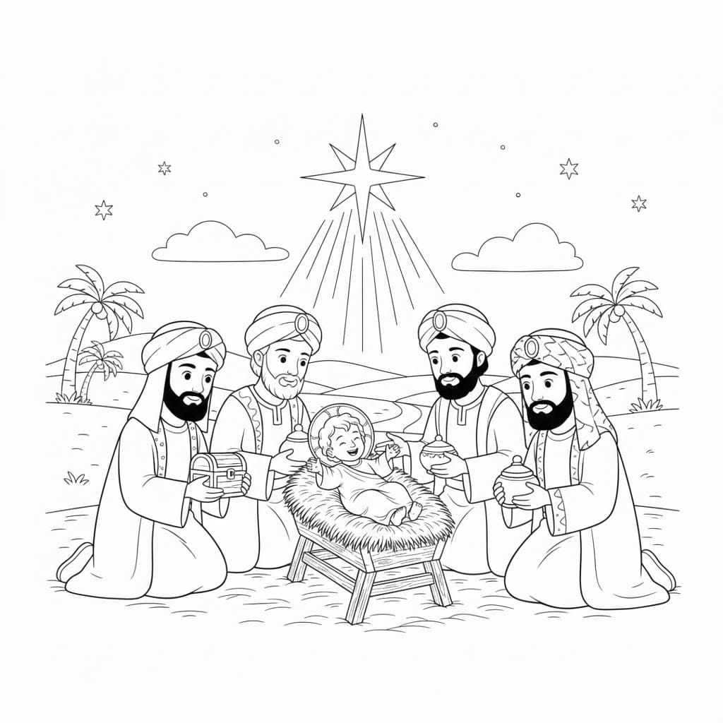 ζωγραφική Ο Μωρός Ιησούς στις πεδιάδες