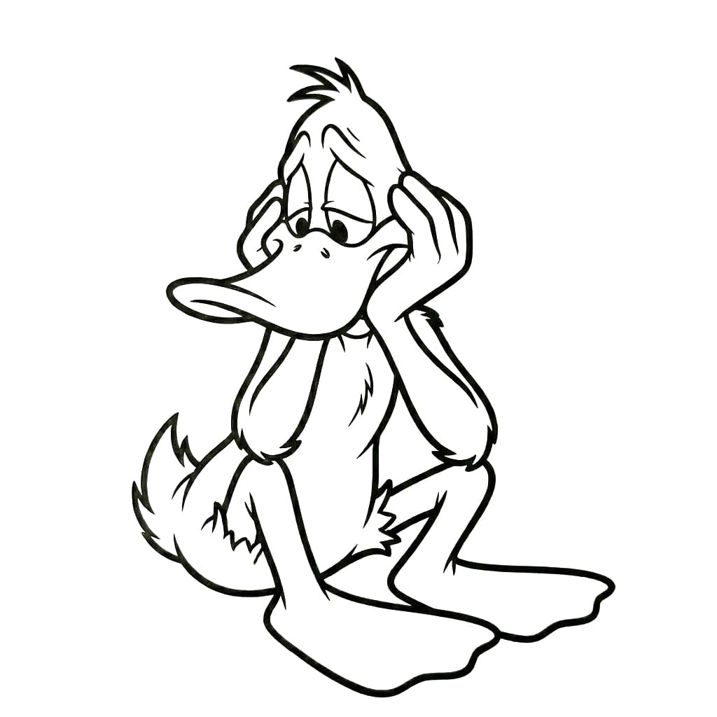 ζωγραφική Ο Ντάφι Ντακ βαριέται