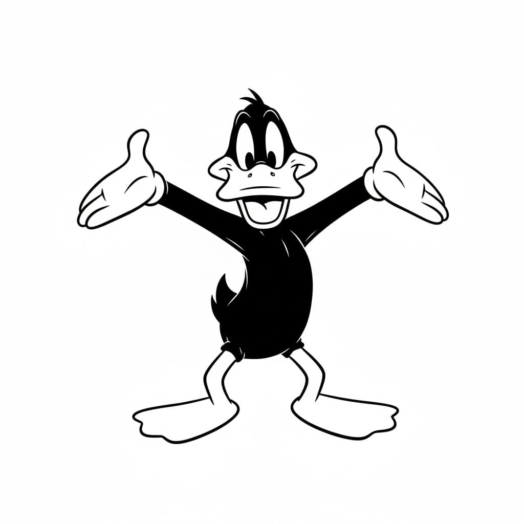 ζωγραφική Ωραίος ο Ντάφι Ντακ