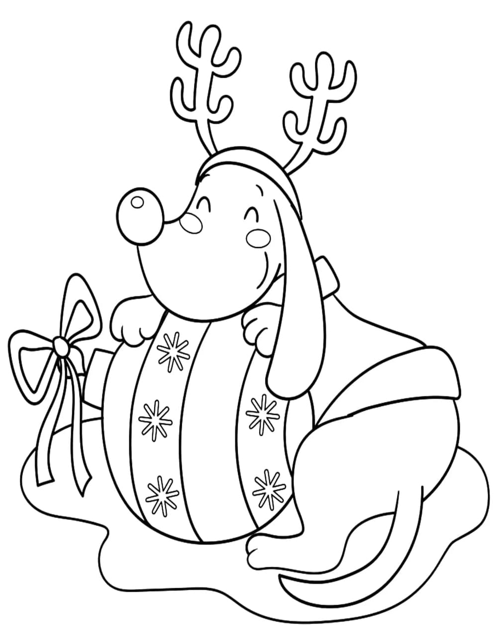 ζωγραφική Πολύ χαριτωμένος Ρούντολφ