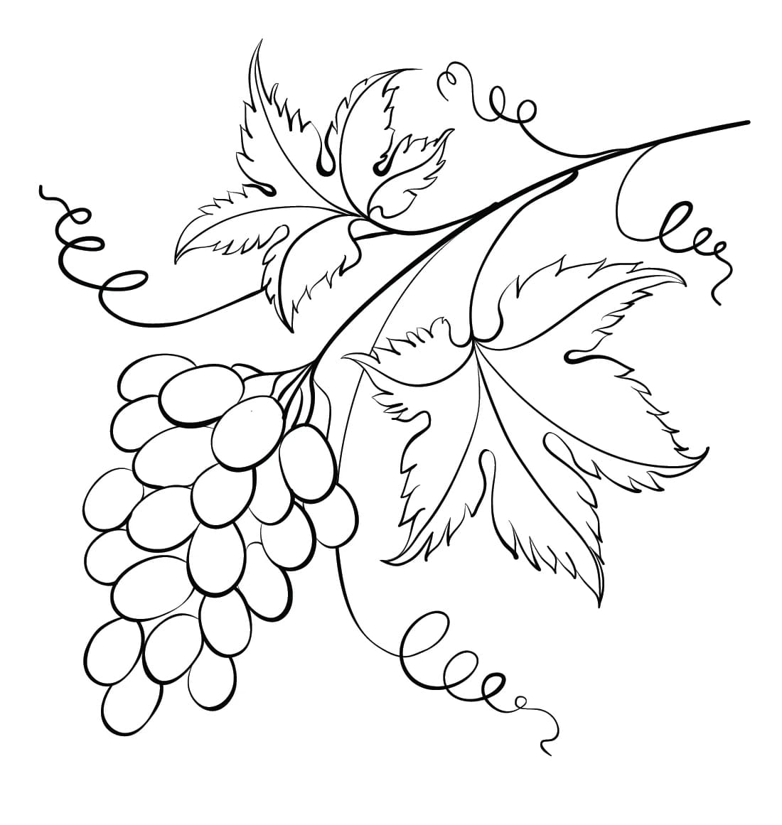 ζωγραφική Πολύ ωραία τα σταφύλια