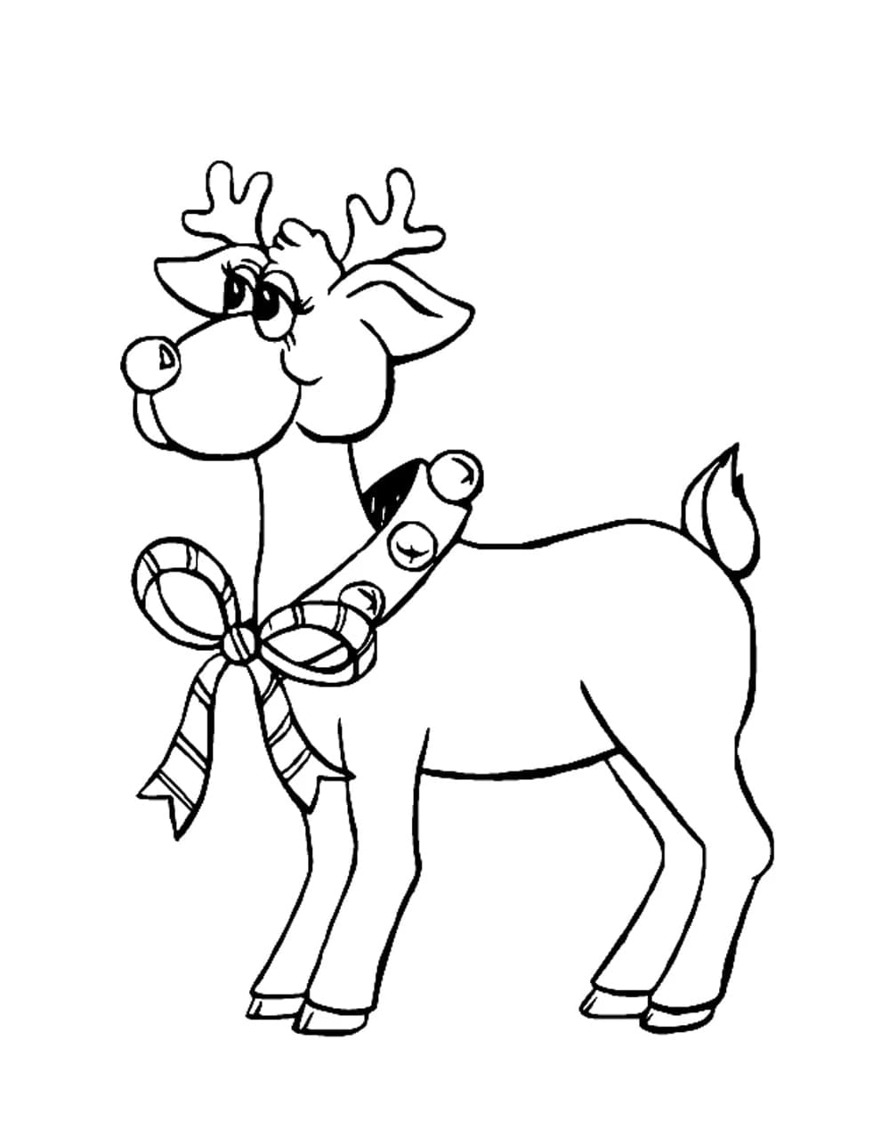 ζωγραφική Ρούντολφ με φιόγκο