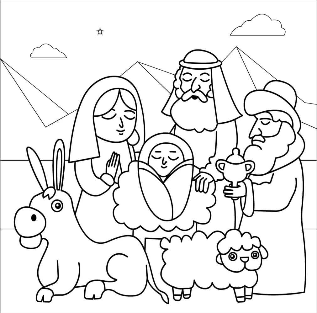 ζωγραφική Σκηνή της Γέννησης