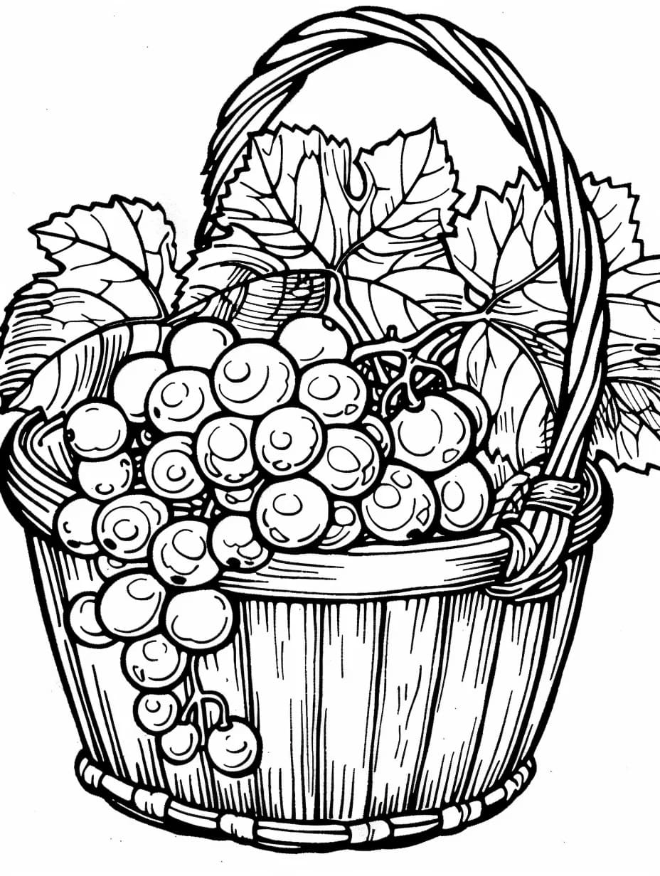 ζωγραφική Σταφύλια απλά