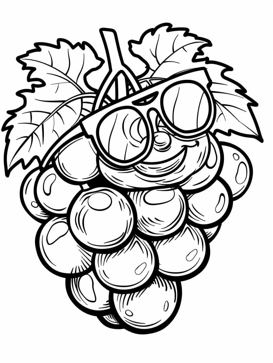 ζωγραφική Σταφύλια για εκτύπωση