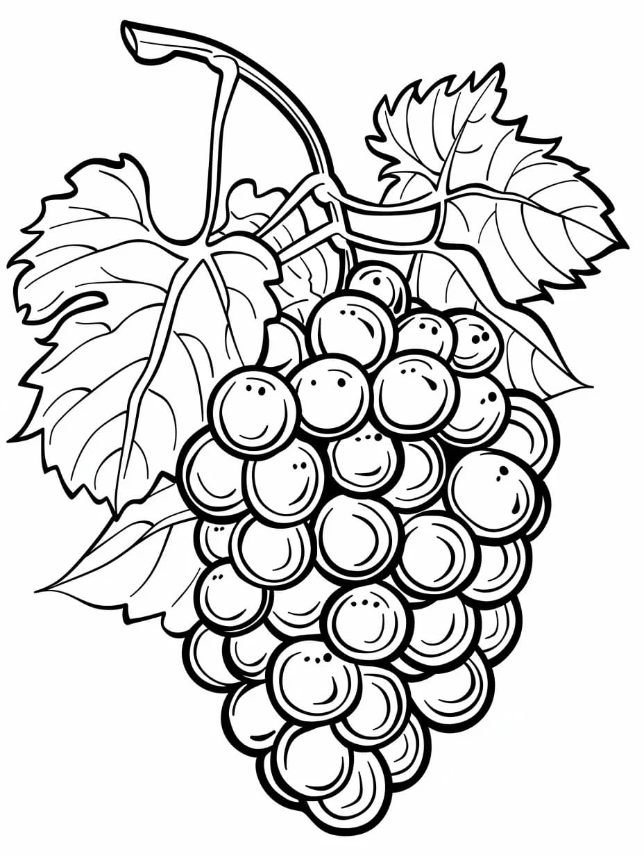 ζωγραφική Σταφύλια για παιδιά