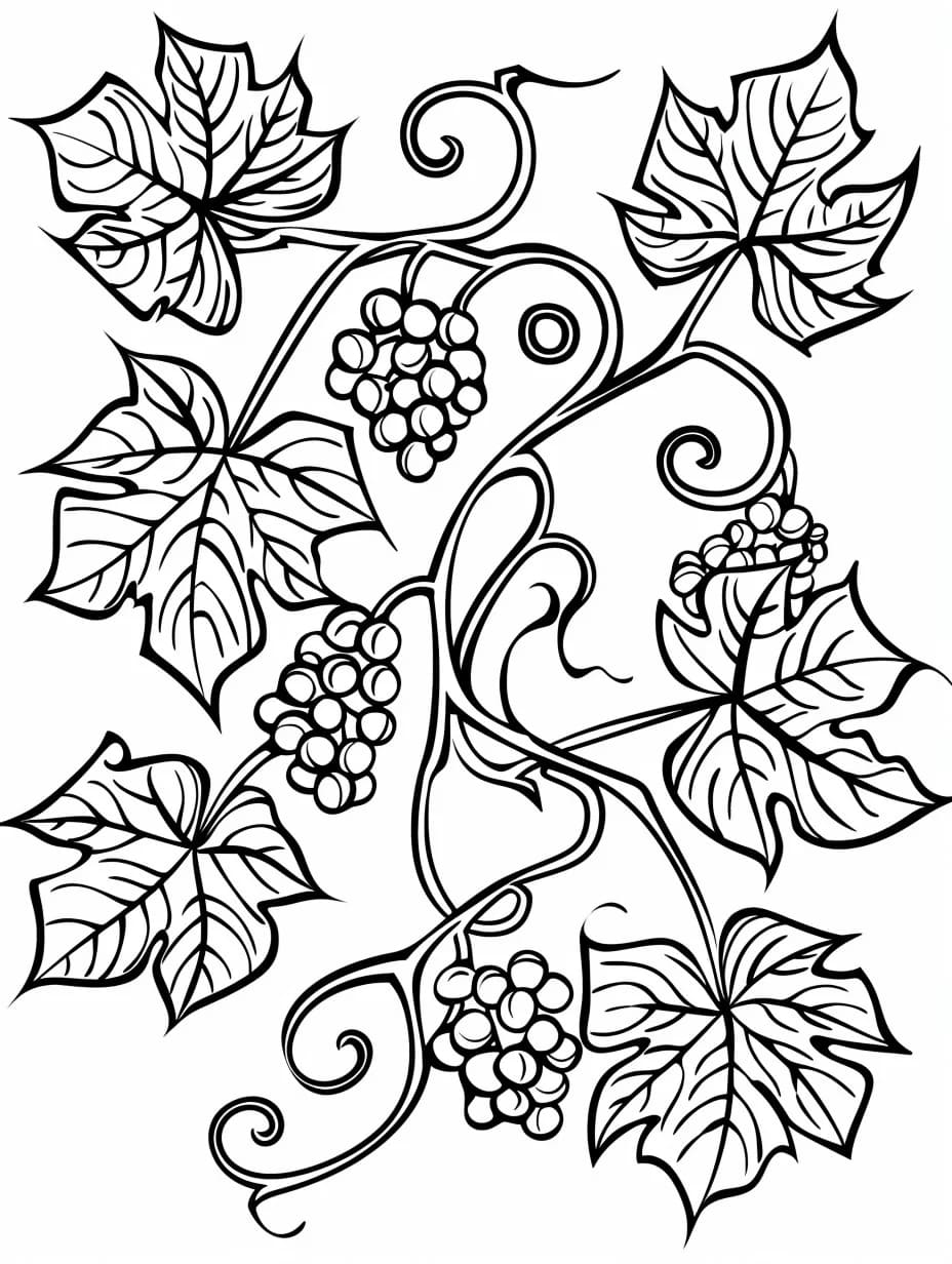 ζωγραφική Σταφύλια κανονικά