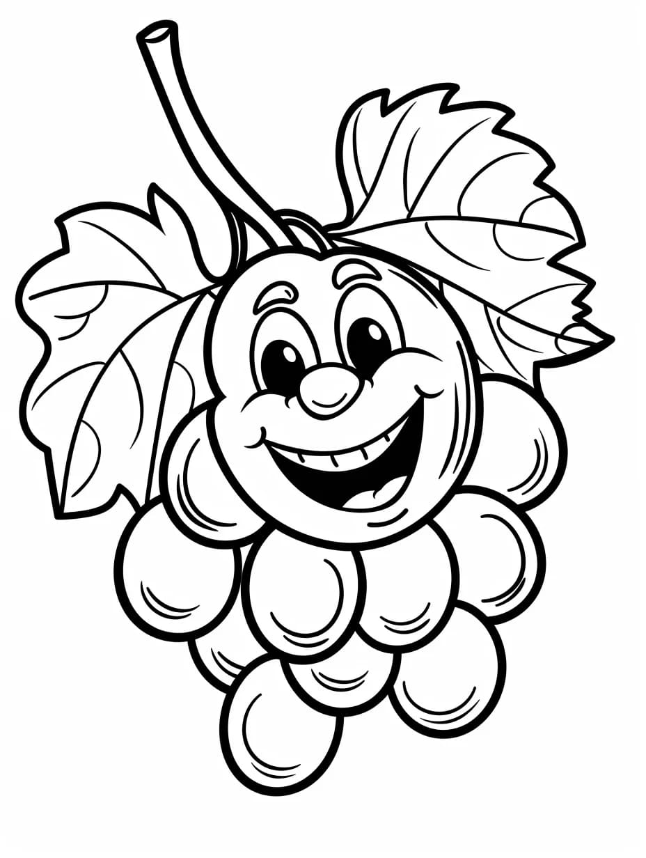 ζωγραφική Σταφύλια που χαμογελούν