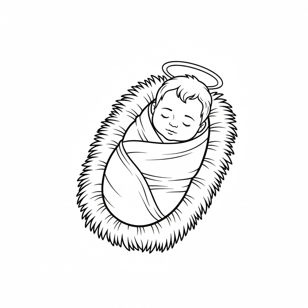 ζωγραφική Στάμπα με το μωρό Ιησού