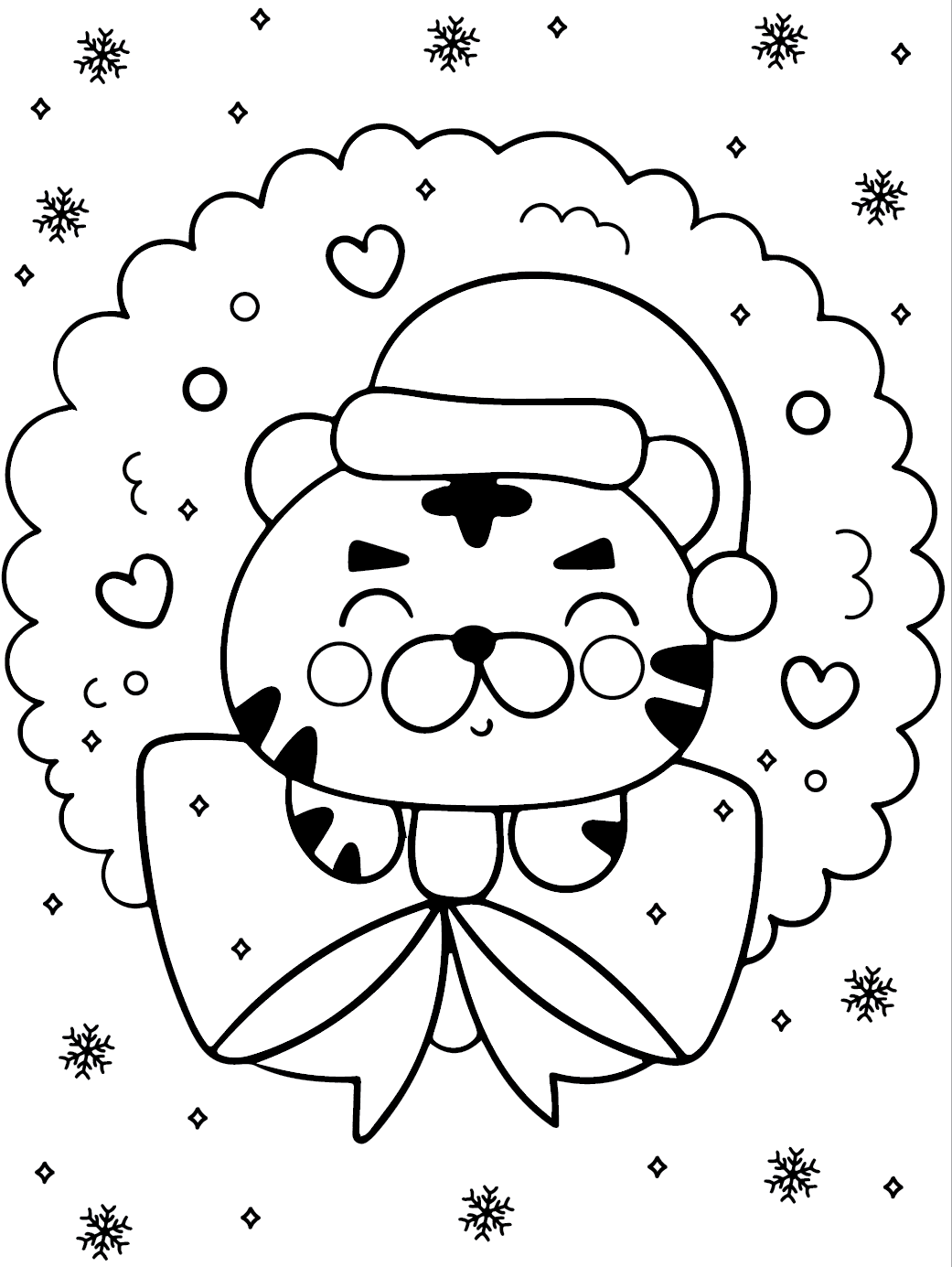 ζωγραφική Το χριστουγεννιάτικο στεφάνι είναι υπέροχο