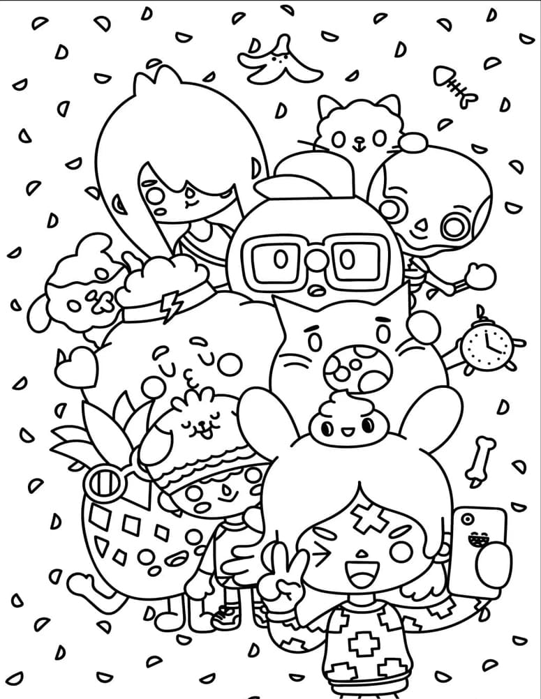 ζωγραφική Toca Χαρακτήρες του κόσμου της ζωής