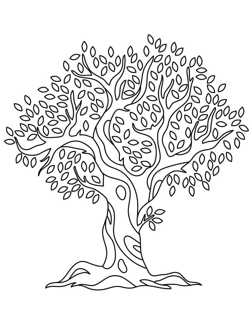 ζωγραφική Βασικό δέντρο για παιδιά εικών