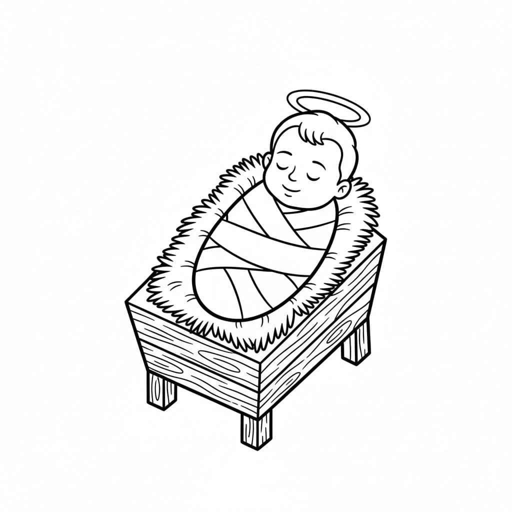 ζωγραφική Ζωγραφιά του Μωρού Ιησού