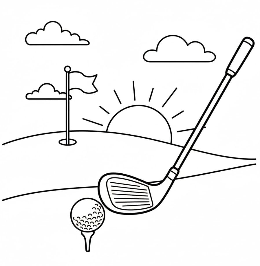 ζωγραφική Απλό γκολφ