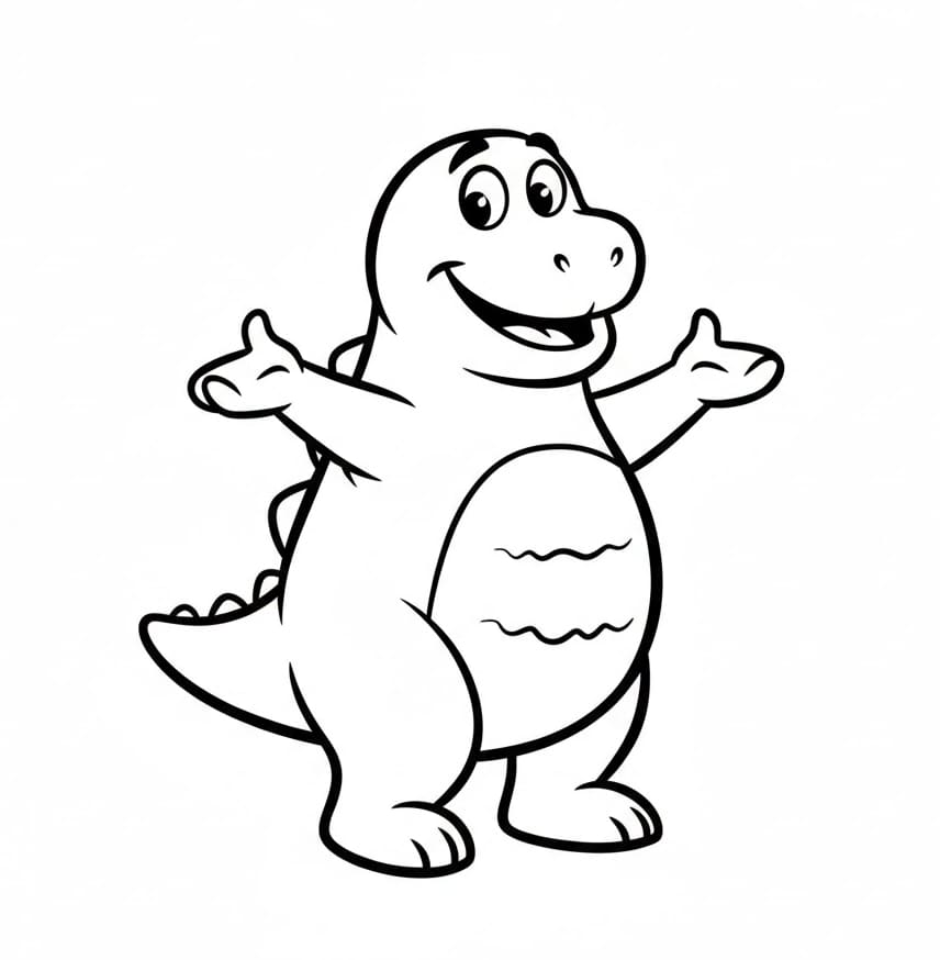 ζωγραφική Μπάρνεϊ δωρεάν εκτυπώσιμο