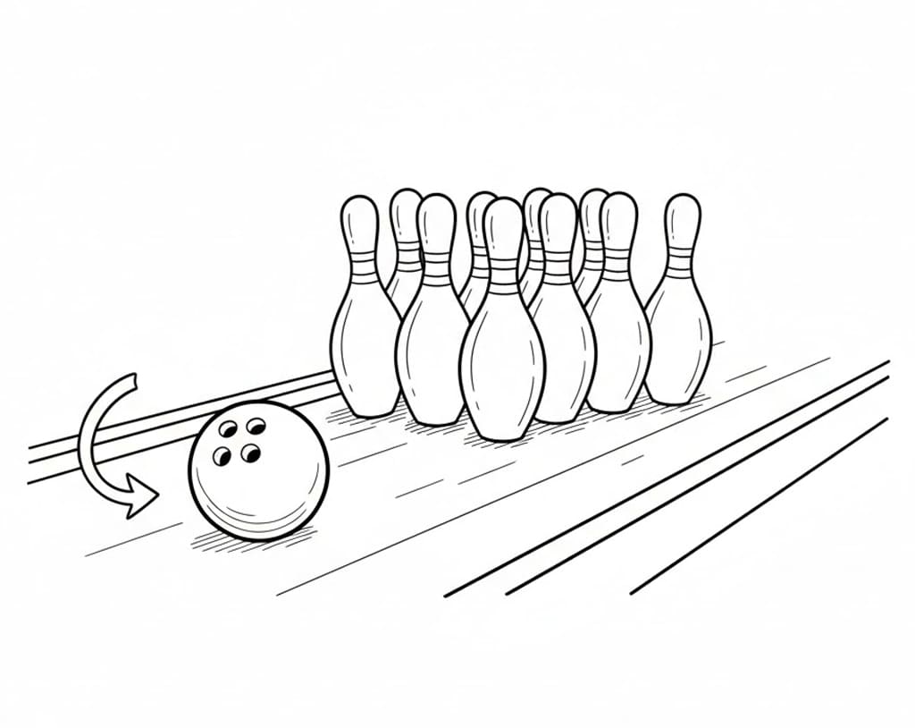 ζωγραφική Μπόουλινγκ απλό