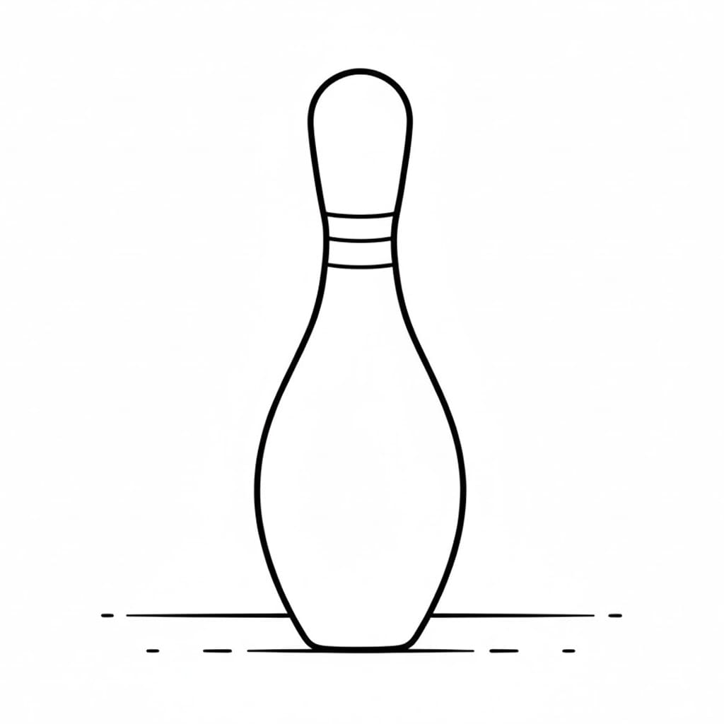 ζωγραφική Μπόουλινγκ Καρφίτσα